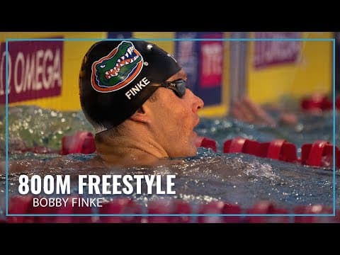 Bobby Finke Dominates 800M Freestyle | 2025 TYR Pro Swim Series Ft. Lauderdale
