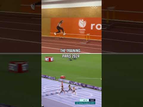 From intense training on the road to #Paris2024, to taking home the gold medal at the Games. 🥇