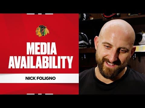 "It was felt by our family." | Nick Foligno Practice 10.20.25