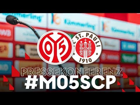 Die PK vor dem Spiel gegen St. Pauli | #M05SCP | #05ertv | Saison 2025/26