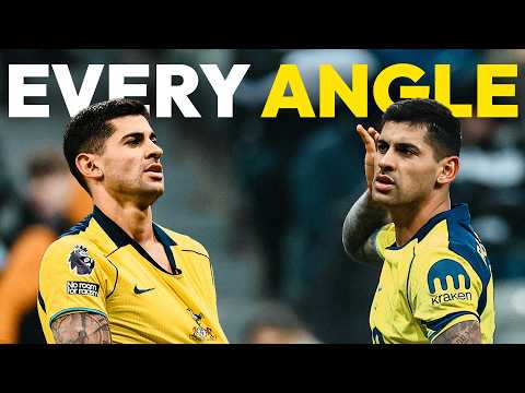 Every angle of Cuti Romero's BRILLIANT 95th minute overhead kick!