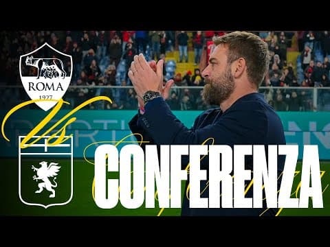 CONFERENZA STAMPA | ROMA - GENOA | SERIE A ENILIVE 25/26