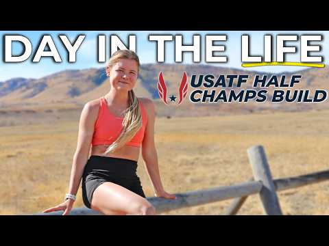 Full Day of Training & Eating in Peak Half Marathon Training | US Champs Prep