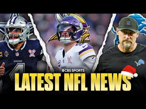 Latest NFL News: J.J. McCarthy ruled out for Week 17, Lions on the brink of elimination & MORE