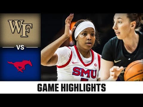Wake Forest vs. SMU Game Highlights | 2025-26 ACC Women's Basketball