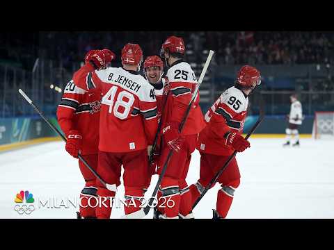 Denmark hockey downs Latvia in bounce-back to finish group stage | Winter Olympics 2026 | NBC Sports