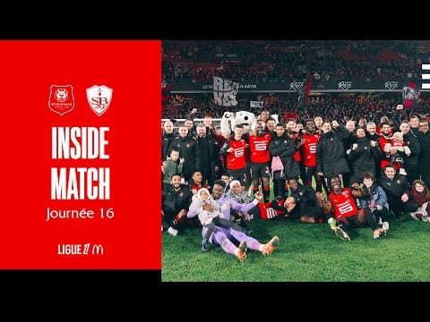Inside avec les Rouge et Noir,  revivez en images le succès face à Brest (3-1) 🔴⚫️