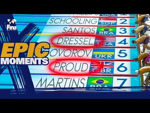 When Ben Proud beat Caeleb Dressel | #FINABudapest2017