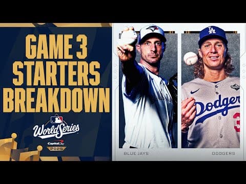World Series Game 3 Breakdown: Sizing up Max Scherzer vs. Tyler Glasnow ahead of their WS matchup!