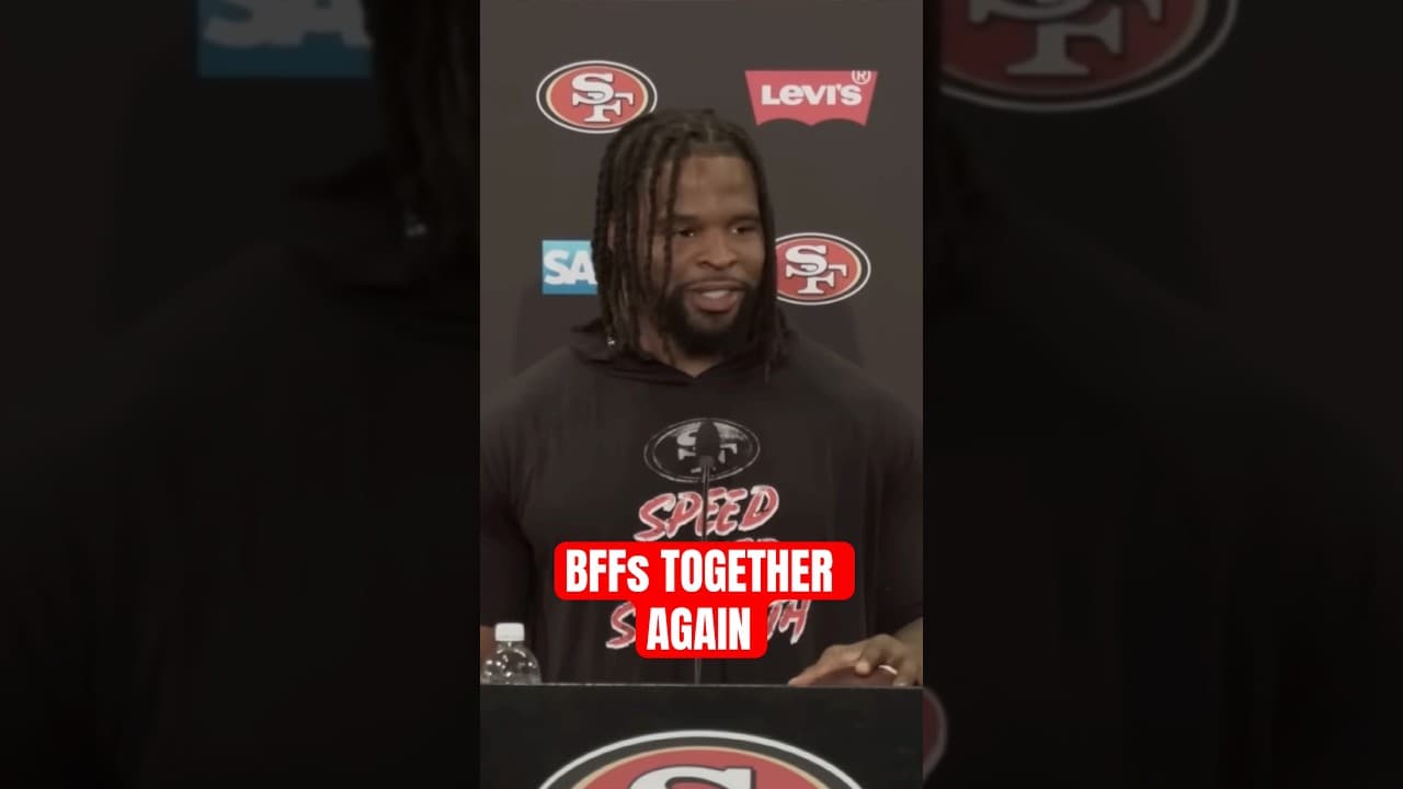 Dre Greenlaw LOVES being back with Fred Warner #49ers #dregreenlaw #fredwarner