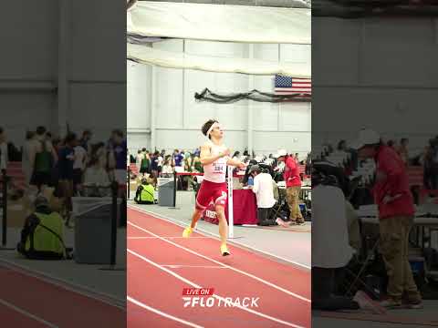 Wisconsin Freshman Henry Risser with fast time early at BU. He ran a 1:17.09 600m. #BUOpener
