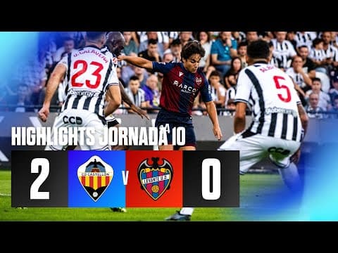 J10 Hightlights del partido CD Castellón 2-0 Levante UD | LaLiga Hypermotion 2024/25