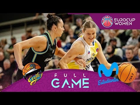 LIVE - Piestanske Cajky v Movistar Estudiantes | EuroCup Women 2025-26 | Regular Season