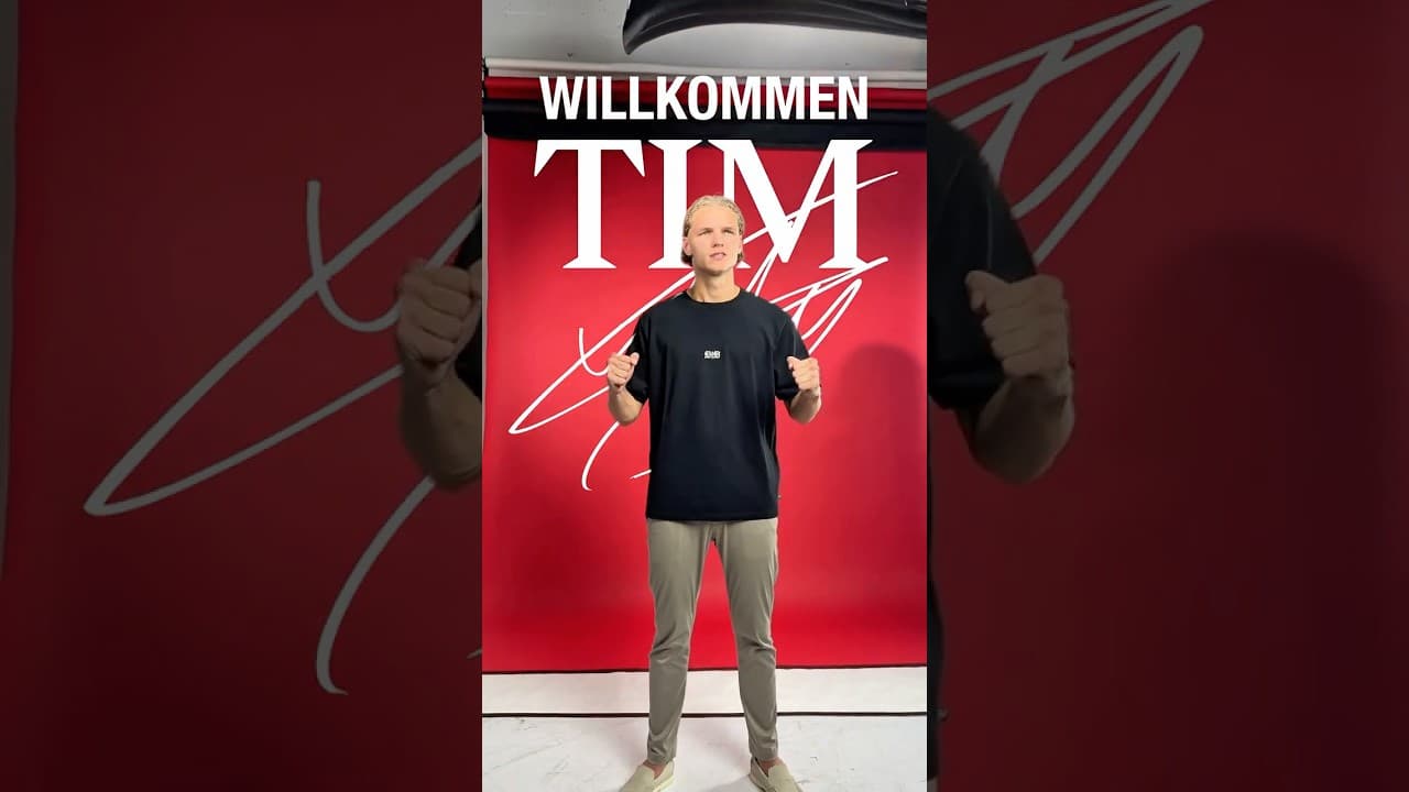 Warm welkom, Tim! 👋