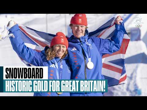 SBX: Great Britain flies to first Olympic snowboarding gold