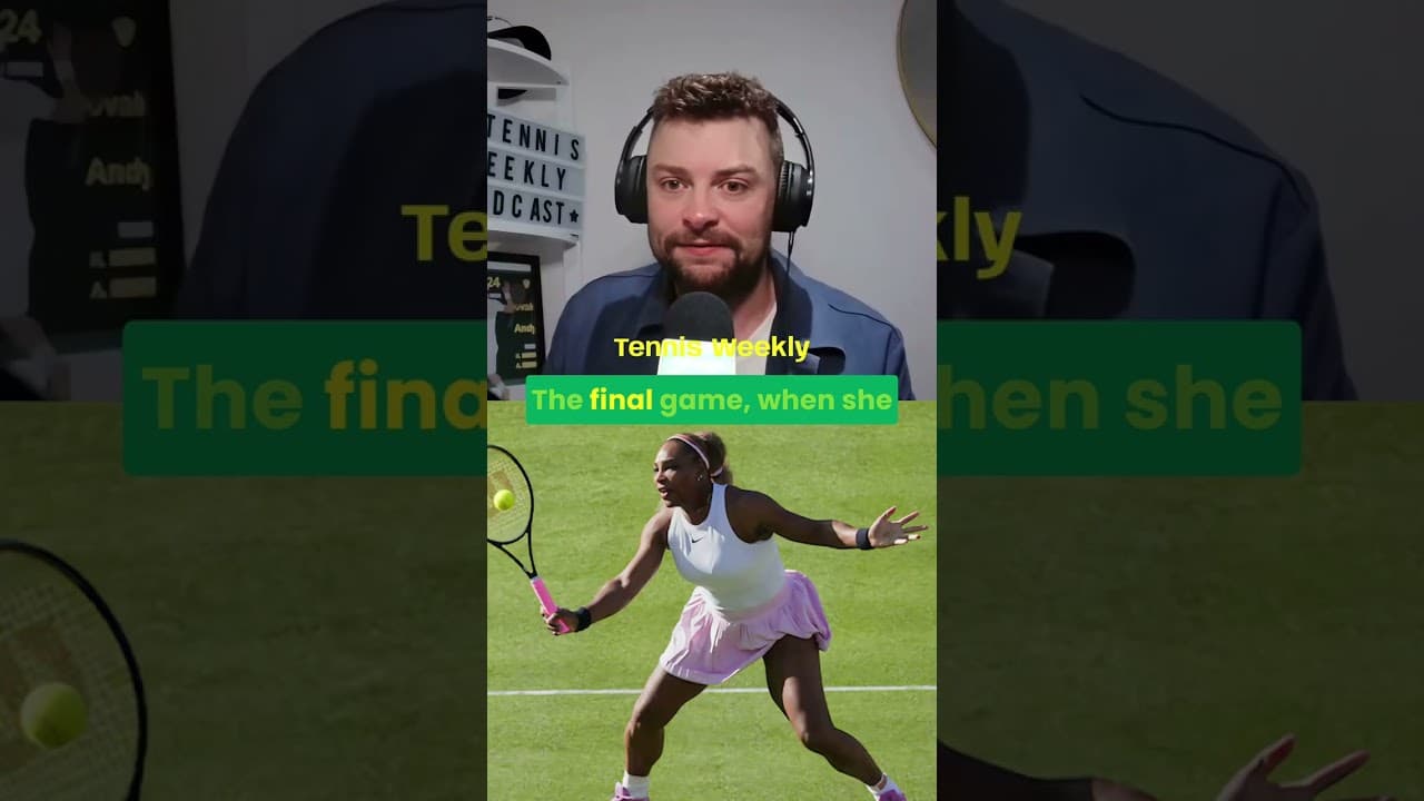 After 3 years away Serena's serve is still the most dangerous shot in tennis #serena #serenawilliams