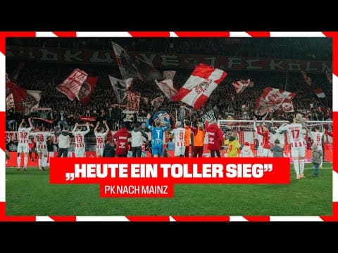 „Schicksal war auf unserer Seite“ - Pressekonferenz nach Mainz | 1. FC Köln - 1. FSV Mainz 05 2:1