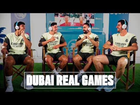 🤯  MIND-BLOWING GAME! | Courtois vs Carvajal vs Gonzalo vs Valverde | Dubai Real Games