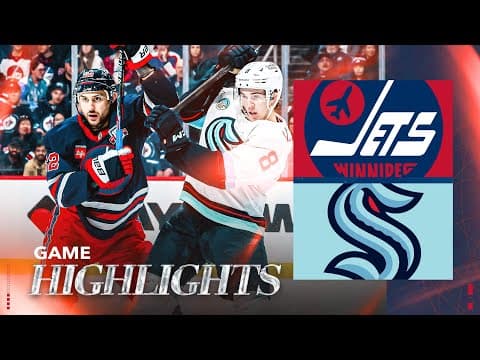 Winnipeg Jets vs. Seattle Kraken - Game Highlights
