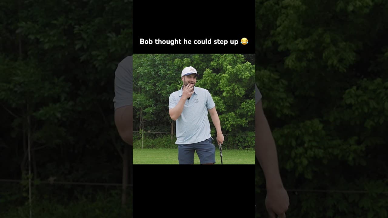 He was so confident…