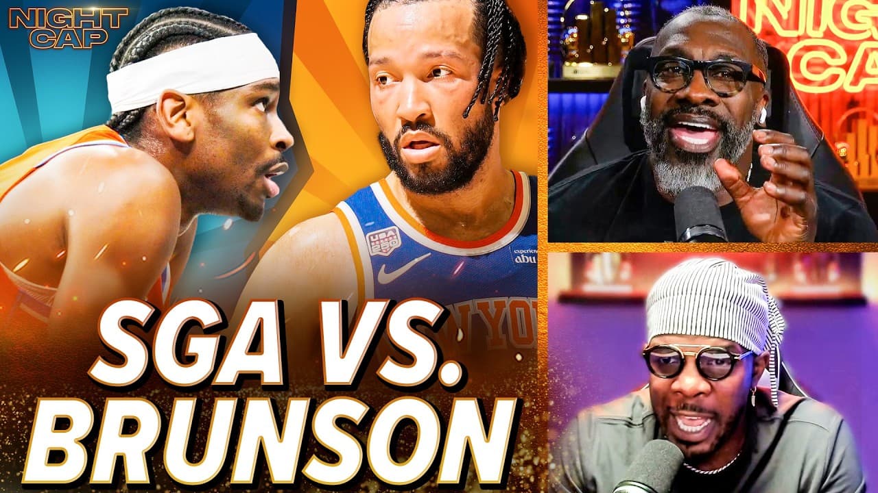 Unc & Iso Joe DEBATE if Jalen Brunson is a BETTER player than SGA after winning TITLE! | Nightcap