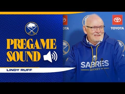 Zach Benson Expected To Return To Buffalo Sabres Lineup Against Hurricanes | Head Coach Lindy Ruff