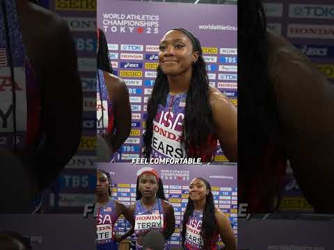 🔥 Chemistry on point! Team USA punch their ticket to the 4x100 final with a WORLD-LEADING 41.60 🇺🇸