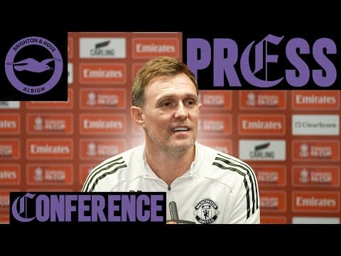Darren Fletcher Pre-Brighton | Press Conference 🎙️