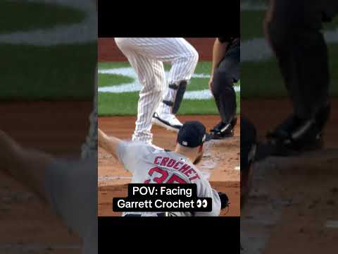 Facing Garrett Crochet is not an easy task 💯