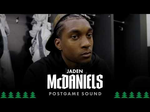 "I'm Trusting In The Work I Put In." | Jaden McDaniels Postgame Sound | 2.24.26