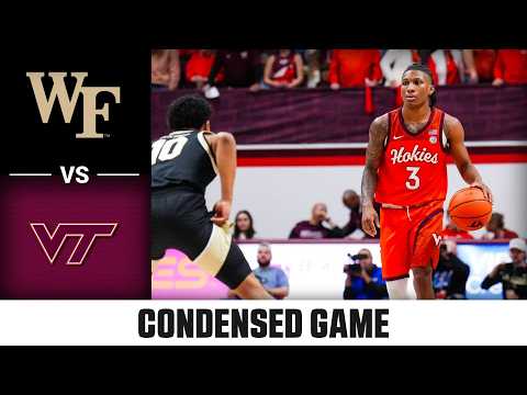 Wake Forest vs. Virginia Tech Condensed Game | 2025-26 ACC Men's Basketball