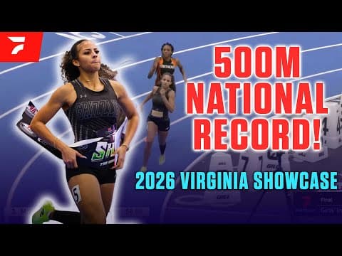 Sophie Rambo DESTROYS HS Girls 500m National Record