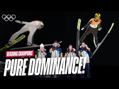 Slovenia Jumps to Gold! 🇸🇮🥇 | Ski Jumping Mixed Team at Beijing 2022 | Reigning Champions