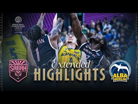 BC Sabah v ALBA BERLIN | Full Game Highlights | #BasketballCL 2025-26