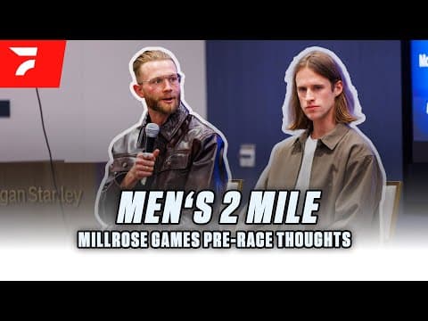 Men's 2-Mile Field Pre-Race Thoughts | 2026 Millrose Games Press Conference