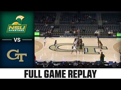 Norfolk State vs. Georgia Tech Full Game Replay | 2025-26 ACC Women's Basketball