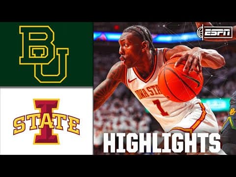 Baylor Bears vs. Iowa State Cyclones | Full Game Highlights | ESPN College Basketball