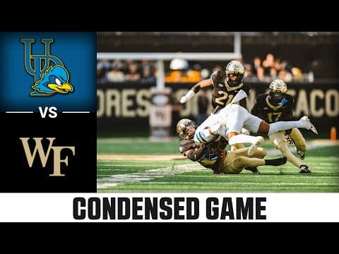 Delaware vs. Wake Forest Condensed Game | 2025 ACC Football