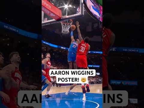 Aaron Wiggins gets bouncy!