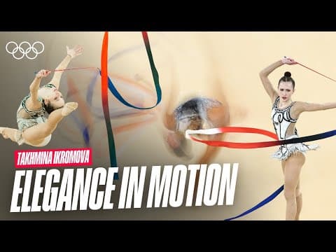 Takhmina Ikromova’s Beautiful Ribbon Performance 🇺🇿🎀 | Paris 2024