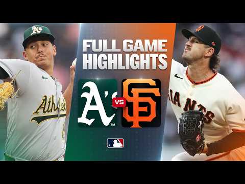 ATHLETICS vs. GIANTS Full Game Highlights (6/24/26) | MLB Highlights