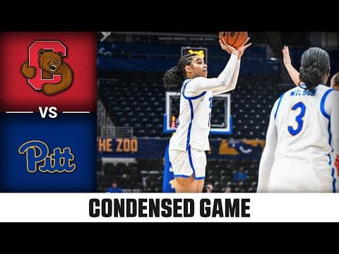 Cornell vs. Pitt Condensed Game | 2025-26 ACC Women's Basketball