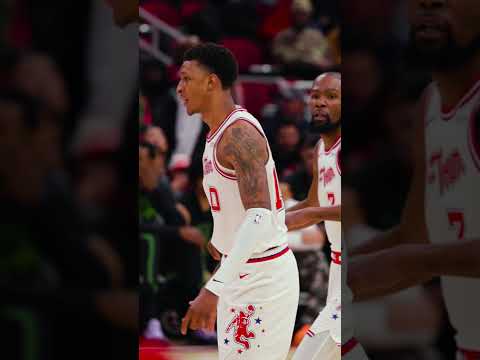 Bari showing off on his bobble night 🥶 #rockets