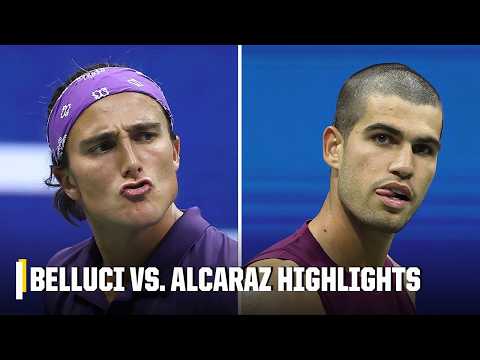 Mattia Bellucci vs. No. 2 Carlos Alcaraz | Round 2 Highlights | 2025 US Open
