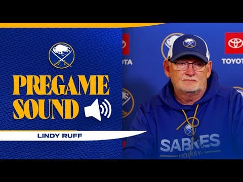 "Doubtful For Today" | Lindy Ruff On Jiri Kulich and Jason Zucker Injury Update | Buffalo Sabres
