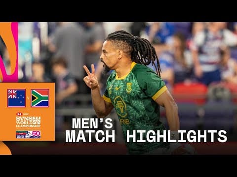 Can they go ALL THE WAY? 👀 | New Zealand v South Africa | HSBC SVNS Hong Kong 2026 Match Highlights
