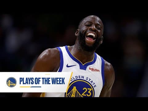 Golden State Warriors Plays of the Week | Week 4 (2025-26 NBA Season)