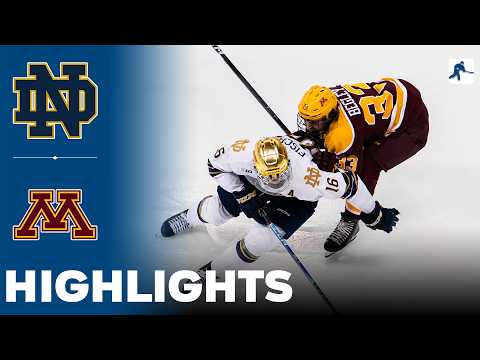 Notre Dame vs Minnesota | NCAA College Hockey | Highlights - February 13, 2026