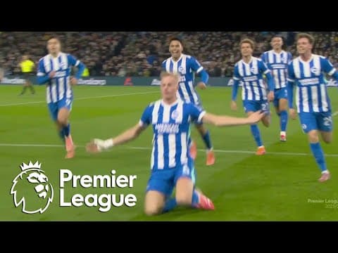 Jan Paul van Hecke puts Brighton ahead of Aston Villa | Premier League | NBC Sports