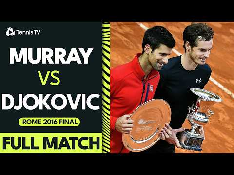 When Andy Murray & Novak Djokovic Battled in Rome ⚔️  | 2016 Final FULL MATCH